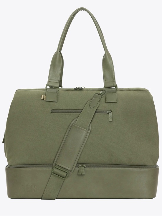BEIS Handbags - Beis weekender bag green